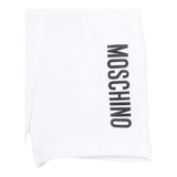 Moschino Bermuda Tinta Unita con Logo per Bambino MUQ01L BIANCO MOSCHINO 