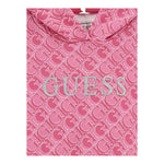 GUESS felpa chiusa con cappuccio tint unita con stampe logo Rosa per Neonata K4YQ00KA6R4N ROSA GUESS 