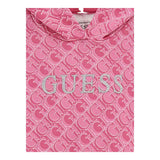 GUESS felpa chiusa con cappuccio tint unita con stampe logo Rosa per Neonata K4YQ00KA6R4N ROSA GUESS 