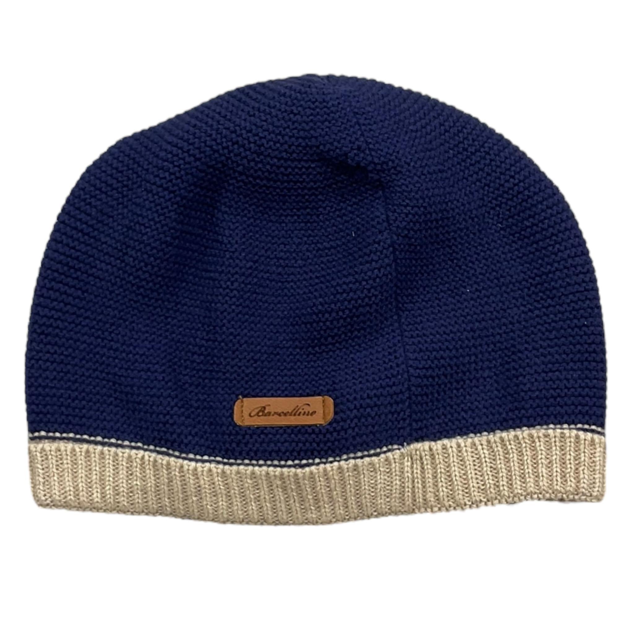 Barcellino Cappello Tinta Unita  per Neonato 100511 BLU BARCELLINO 