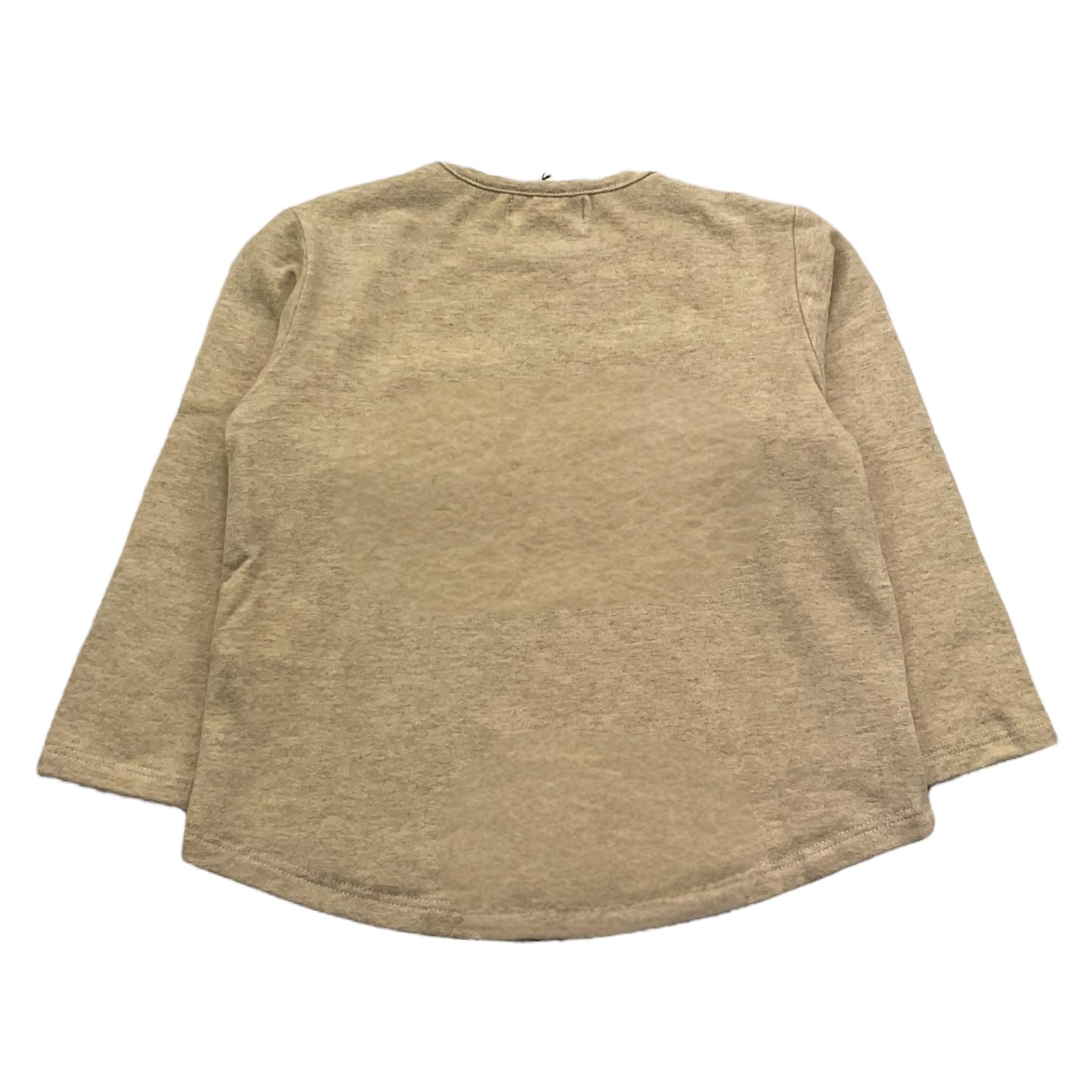 PETIT INDI shirt tinta unita con taschino Beige per Neonato AW22BK7409 BEIGE PETIT INDI 