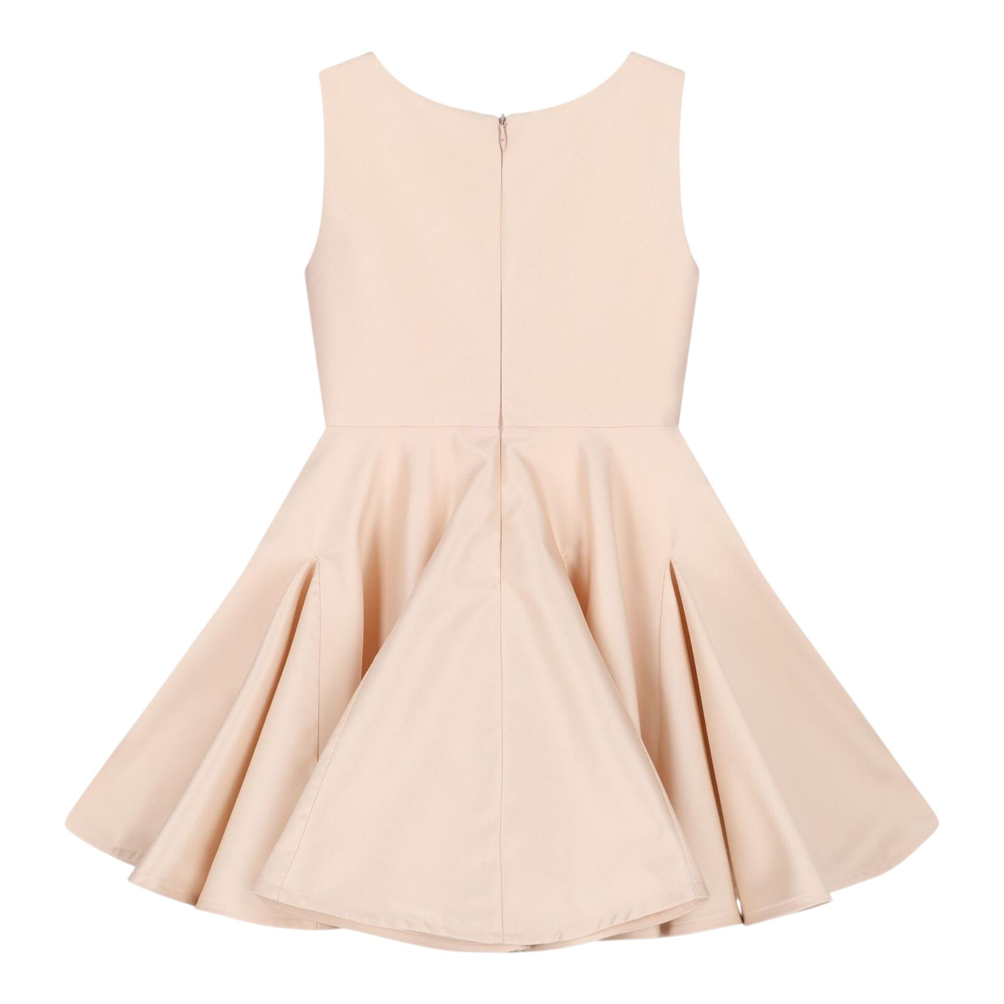 Elisabetta Franchi Abito Tinta Unita Giromanica per Bambina EFAB616 ROSA ELISABETTA FRANCHI 