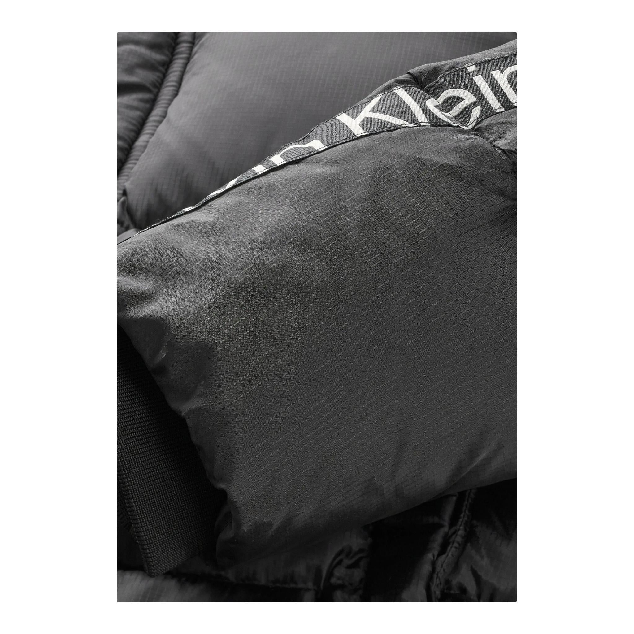 CALVIN KLEIN giubbino tinta unita con cappuccio e maniche logate Nero per Bambino IB0IB01823 NERO CALVIN KLEIN 