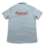Trussardi Camicia Mezza Manica Tinta Unita con Taschino per Bambino TBP26056CA AZZURRO TRUSSARDI 