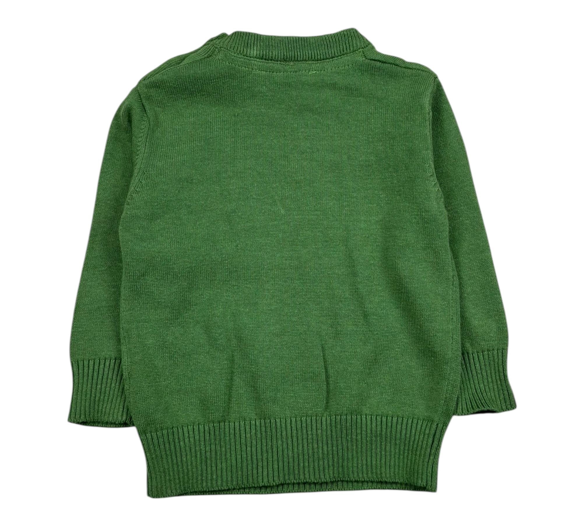 John Richmond Maglia Girocollo Tinta Unita con Logo per Neonato RIP26016MA VERDE JOHN RICHMOND 