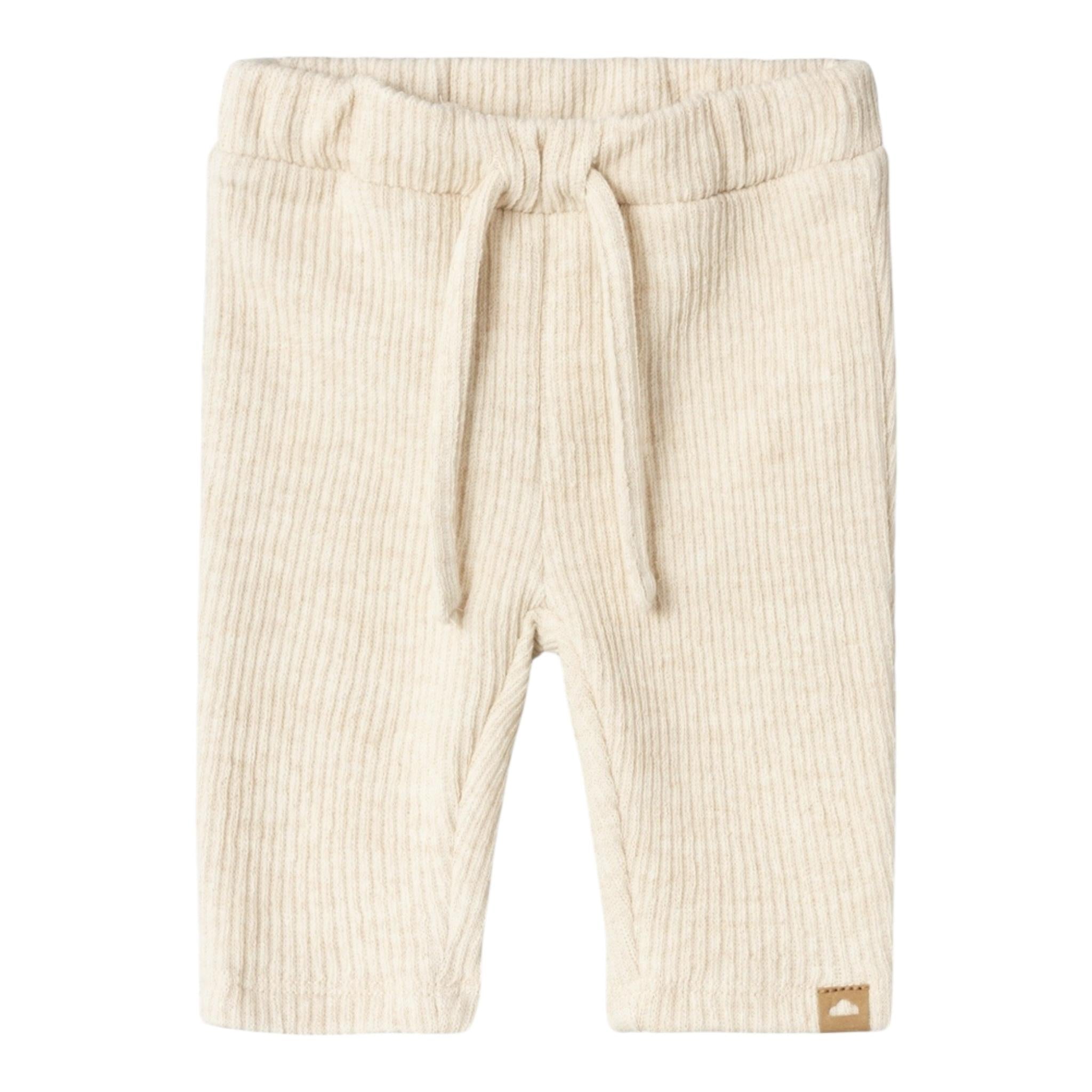 NAME IT pantalone tinta unita con girovita regolabile Beige per Neonato 13233496 BEIGE NAME IT 