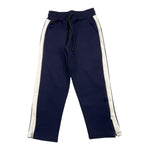 NEVER TOO pantalone tinta unita con profili in contrasto Blu per Bambino NT2174B BLU NEVER TOO 