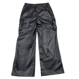 MOSCHINO pantalone tinta unita in ecopelle Nero per Bambina 242GJ2154 NERO MOSCHINO 