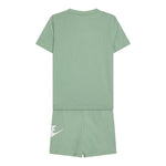 Nike Completo 2 Pezzi T-Shirt-Bermuda Tinta Unita per Bambino 86L596X VERDE NIKE 