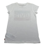 Levi'S T-Shirt Girocollo tinta unita con Logo Bianco per Bambina 3E4900 BIANCO LEVI'S 