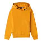 SARABANDA felpa chiusa con cappuccio tinta unita Senape per Bambino A529 SENAPE SARABANDA 