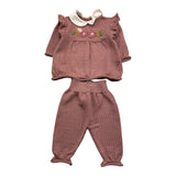 MARLU' completo 2pz maglia-leggins tinta unita Rosa per Neonata IF3719 ROSA MARLU' 