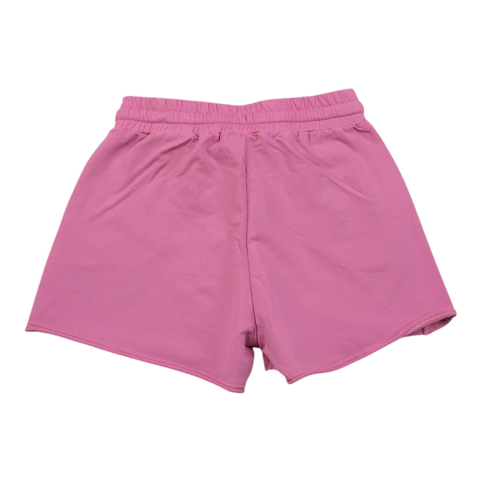 Please Short Tinta Unita con Elastico In Vita per Bambina RE00042G72X ROSA PLEASE 