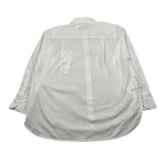 Dondup Camicia Manica Lunga Tinta Unita con Ricamo Logo per Bambina DFCA037XX BIANCO DONDUP 