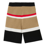 BURBERRY bermuda in maglia con elastico in vita Multicolor per Bambino 8065797 MULTICOLOR BURBERRY 