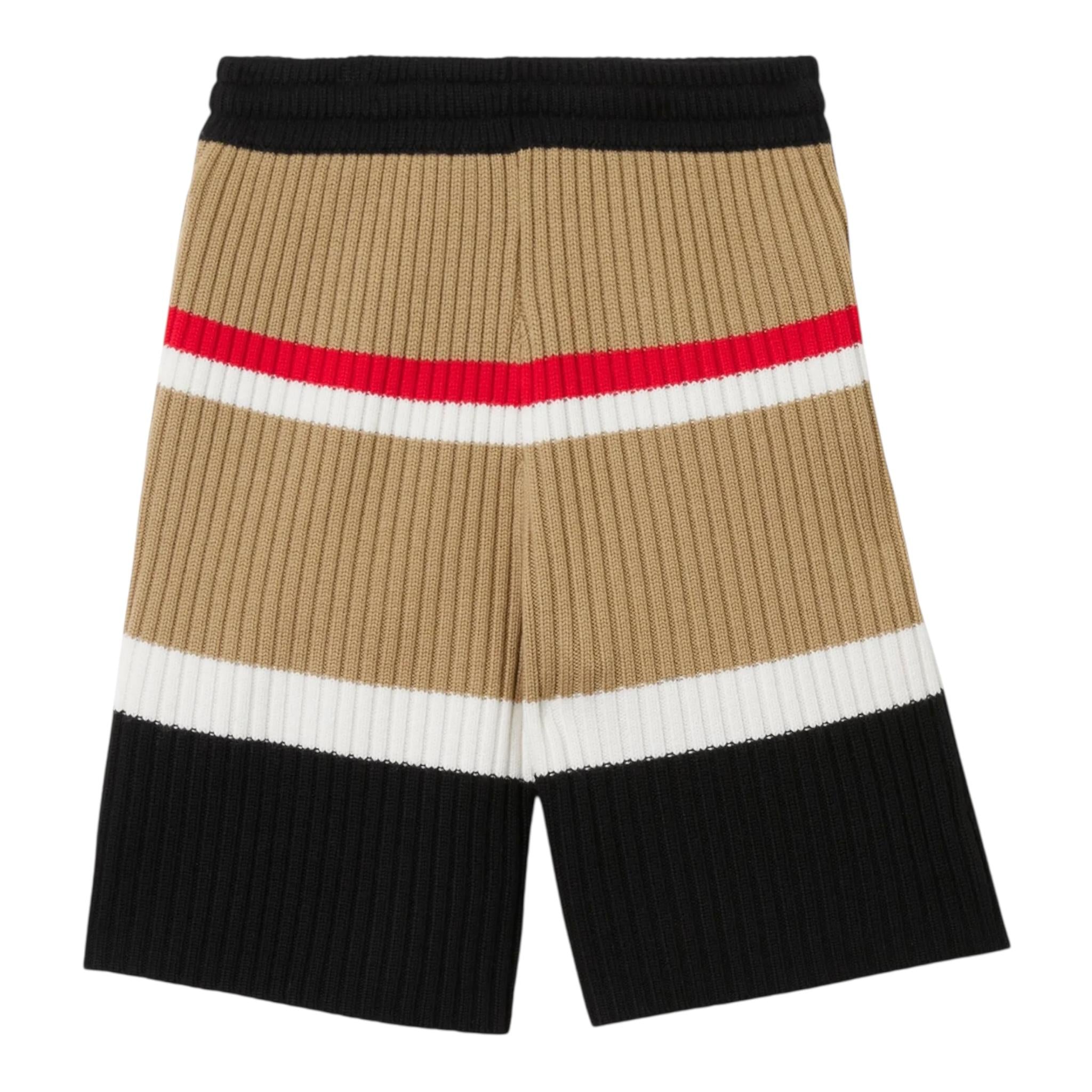 BURBERRY bermuda in maglia con elastico in vita Multicolor per Bambino 8065797 MULTICOLOR BURBERRY 