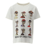Name.It T-Shirt Rundhals Einfarbig mit Kontrastdruck Creme für Jungen