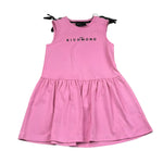 John Richmond Abito Tinta Unita Giromanica con Stampa per Bambina RGP26033VE ROSA JOHN RICHMOND 