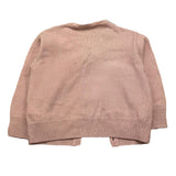 M+E' cardigan tinta unita con fiocco Rosa per Bambina UE0429 ROSA M+E' 