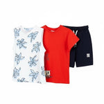 Mayoral Completo 3 Pezzi Canotta-T-Shirt-Bermuda per Bambino 3606 ROSSO MAYORAL 