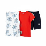 Mayoral Completo 3 Pezzi Canotta-T-Shirt-Bermuda per Bambino 3606 ROSSO MAYORAL 