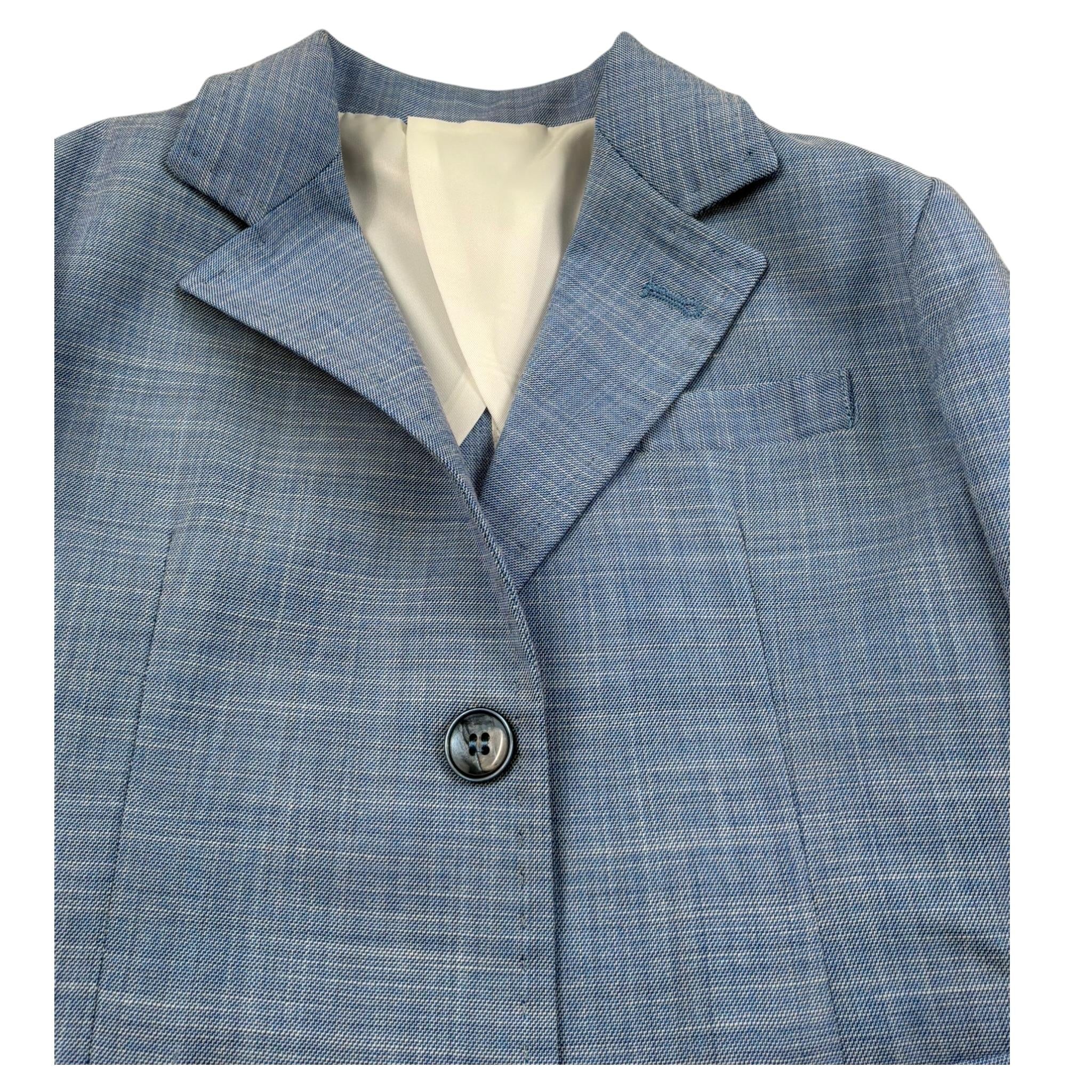 Manuell & Frank Giacca Tinta Unita per Bambino MF6317B AZZURRO MANUELL & FRANK 