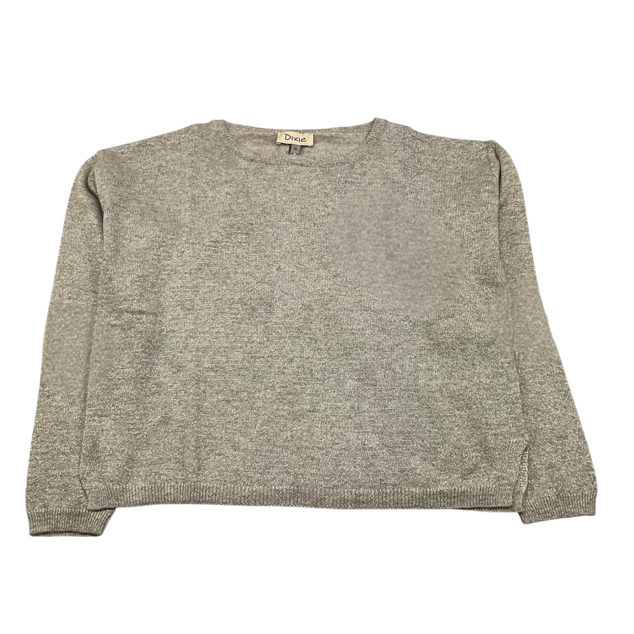 DIXIE maglia girocollo tinta unita glitterata Grigio per Bambina NB44230G34 GRIGIO DIXIE 