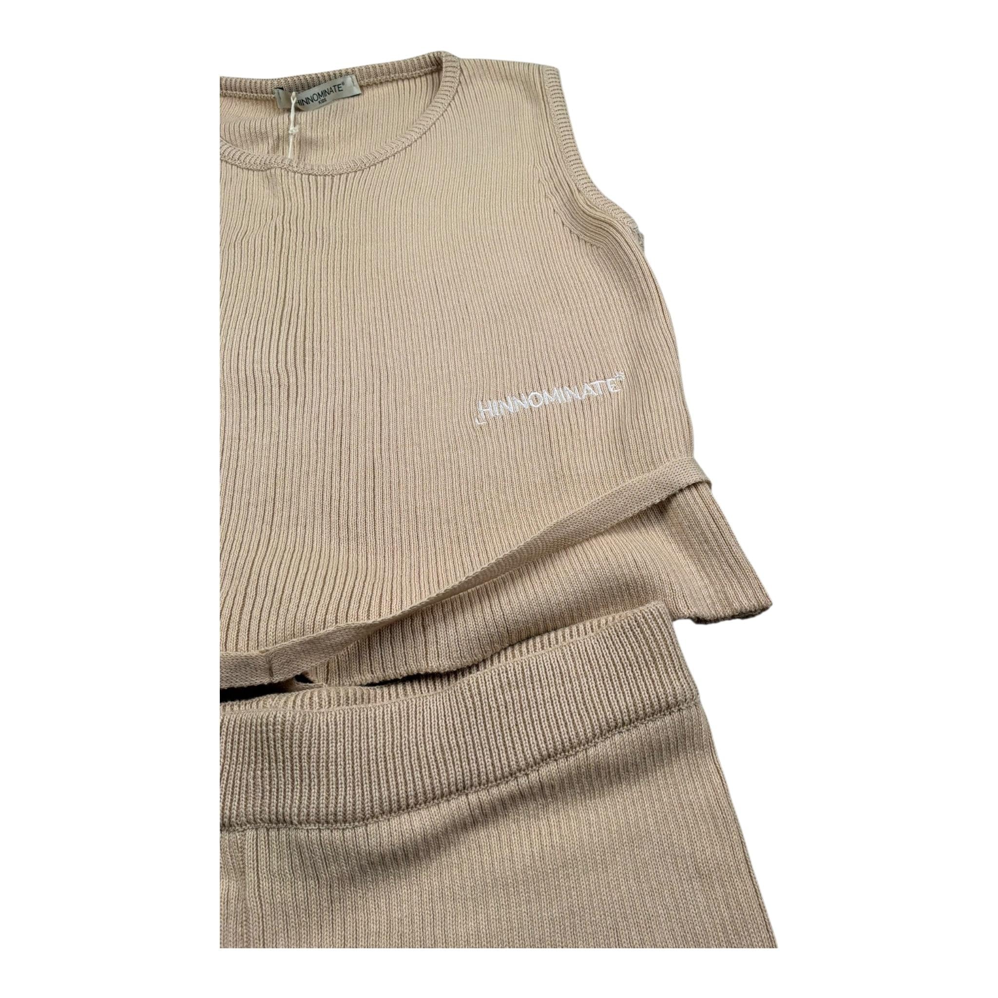 Hinnominate Completo 2 Pezzi Canotta-Short per Bambina 3646K200151 BEIGE HINNOMINATE 