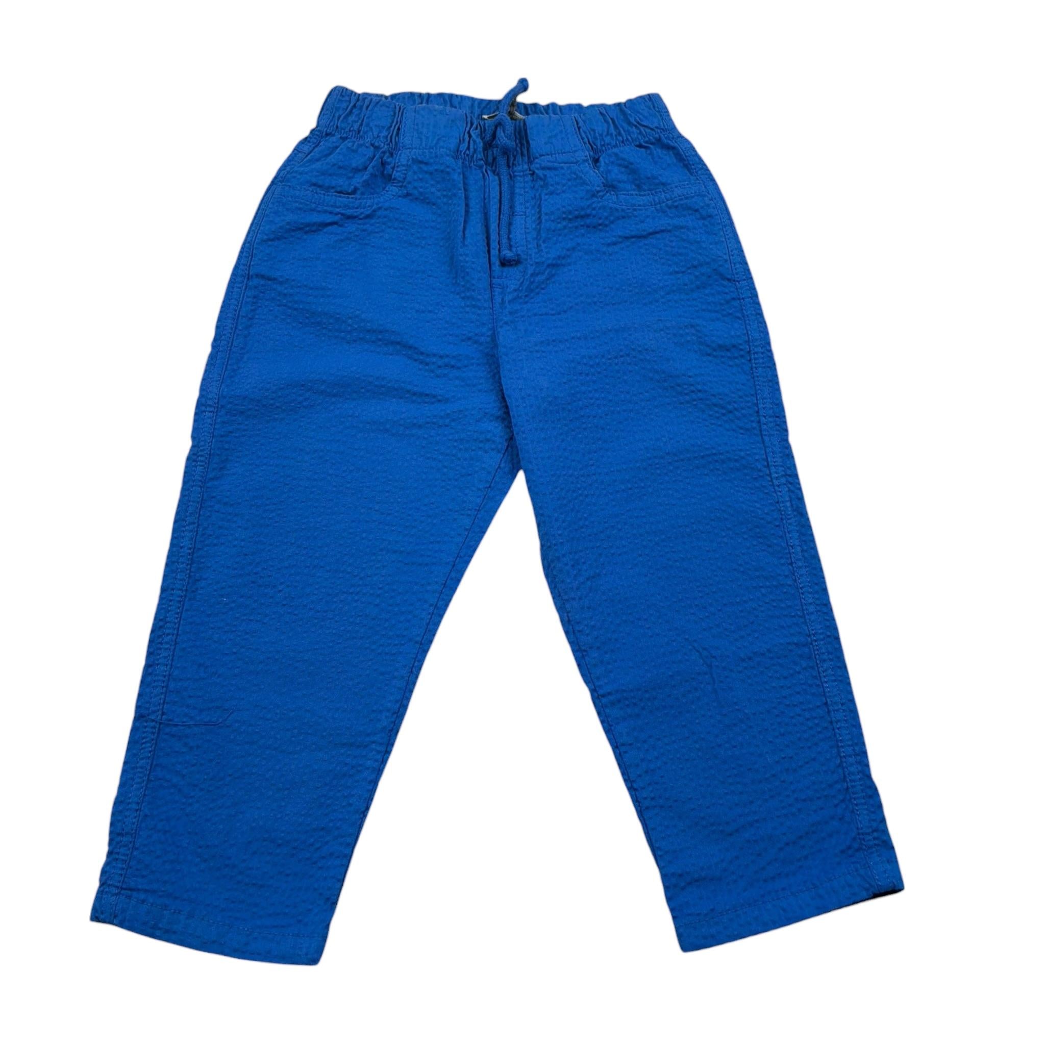 J.O. Milano Pantalone tinta unita con Elastico In Vita Blu per Bambino 573C2J BLU J.O. MILANO 