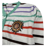 Just Cavalli Cardigan Fantasia A Righe Lurex per Bambina JGP2614CD MULTICOLOR JUST CAVALLI 