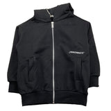 HINNOMINATE felpa tinta unita con zip e cappuccio Nero per Bambina 3635F00001 NERO HINNOMINATE 