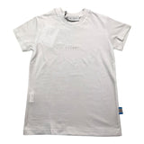 Nails Milano T-Shirt Rundhals Einfarbig Weiß Für Kinder