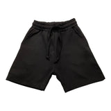 Machen Sie Bermuda einfarbig mit elastischer Taille schwarz für Neugeborene