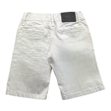 Cesare Paciotti Bermuda Shorts Einfarbig Mit Verstellbarer Taille Weiß Für Jungen