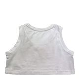 John Richmond Top Tinta Unita con Stampa per Bambina RGP25088TO BIANCO JOHN RICHMOND 