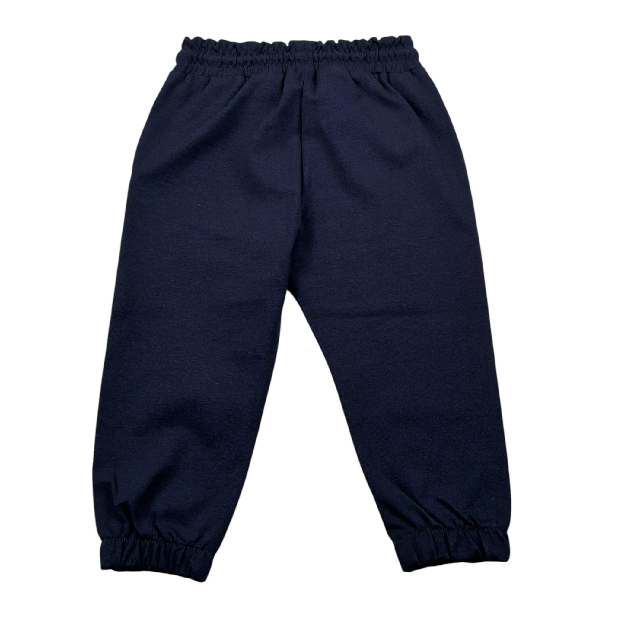 Siviglia Pantalone Tinta Unita con Elastico In Vita per Bambino SVNPT17312J BLU SIVIGLIA 