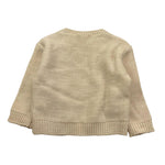 PLEASE maglia girocollo tinta unita con frange Beige per Bambina NB77230G65 BEIGE PLEASE 