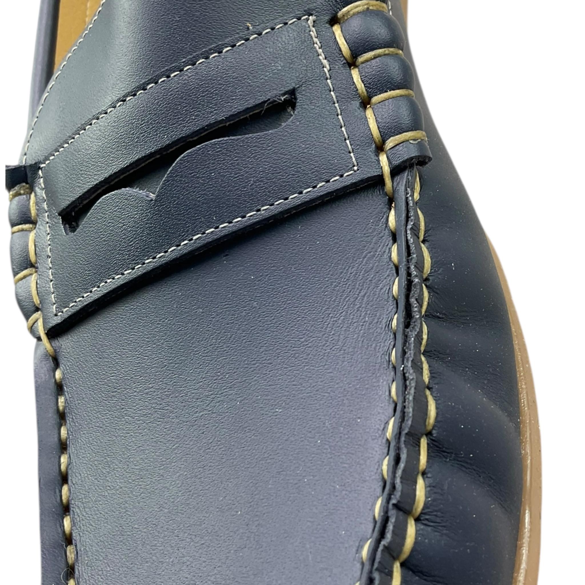 Panyno Mocassini Tinta Unita con Suola In Contrasto per Bambino C1801 BLU PANYNO 