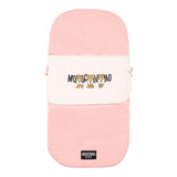 MOSCHINO sacca nanna bicolore con stampa logo Bianco/rosa per Neonata MPE00F BIANCO/ROSA MOSCHINO 