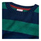 BOBOLI maglia bicolore con fantasia a righe Verde per Bambino 509105 VERDE BOBOLI 