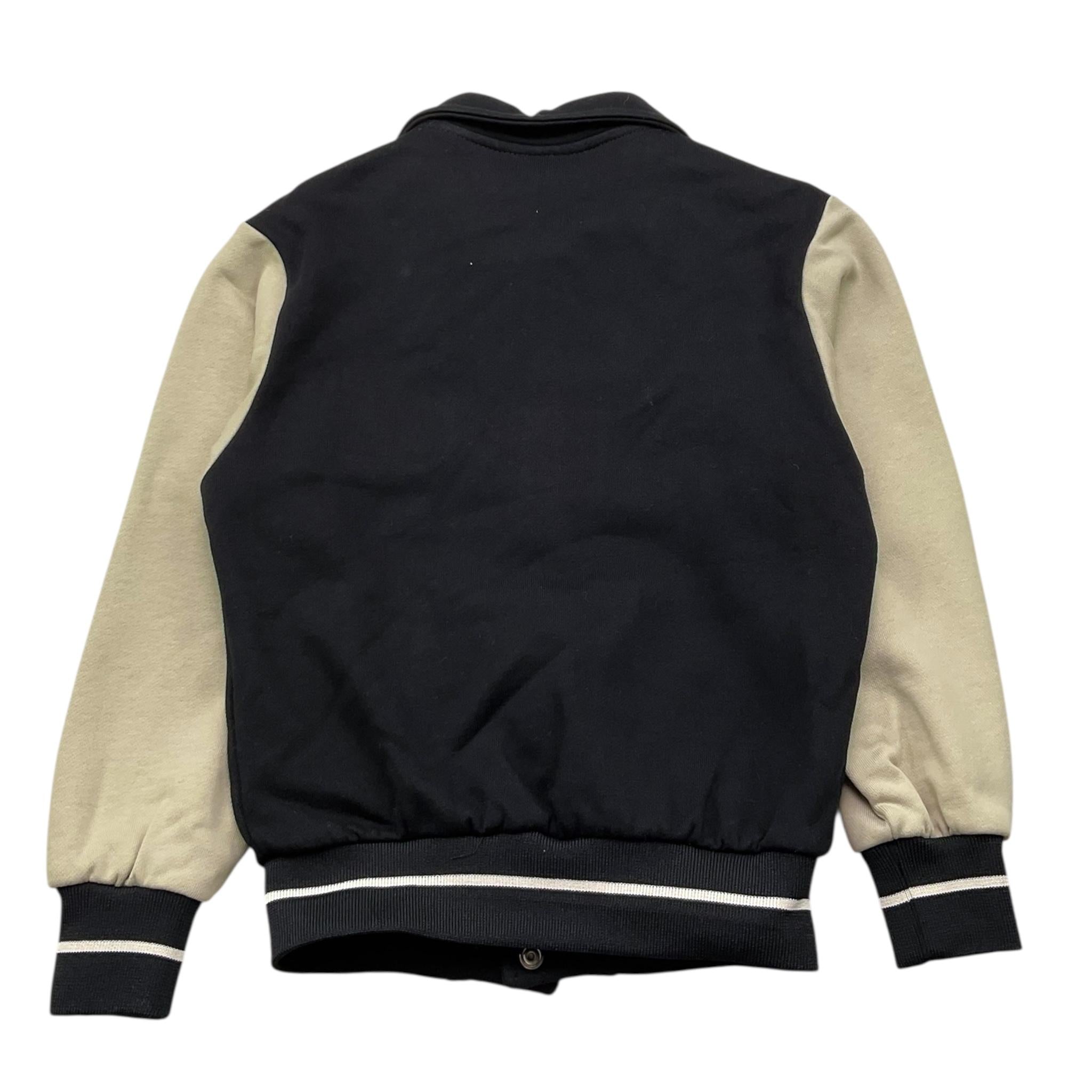 YES LONDON felpa con bottoni tinta unita con maniche in contrasto Nero per Bambino JR5071 NERO YES LONDON 