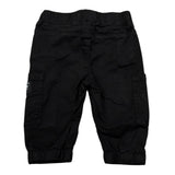 Daniele Alessandrini Pantalone Tinta Unita con Elastico In Vita per Neonato 1295P00262 NERO DANIELE ALESSANDRINI 