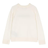 BALMAIN maglia tinta unita con stampa Panna per Bambino BV9B00 PANNA BALMAIN 