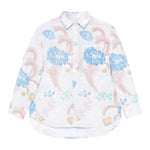 Etro Camicia Tinta Unita con Stampa per Bambino GW5P30 BIANCO ETRO 