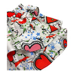 LIU JO gonna tinta unita con stampa Bianco per Bambina KF2106 BIANCO LIU JO 