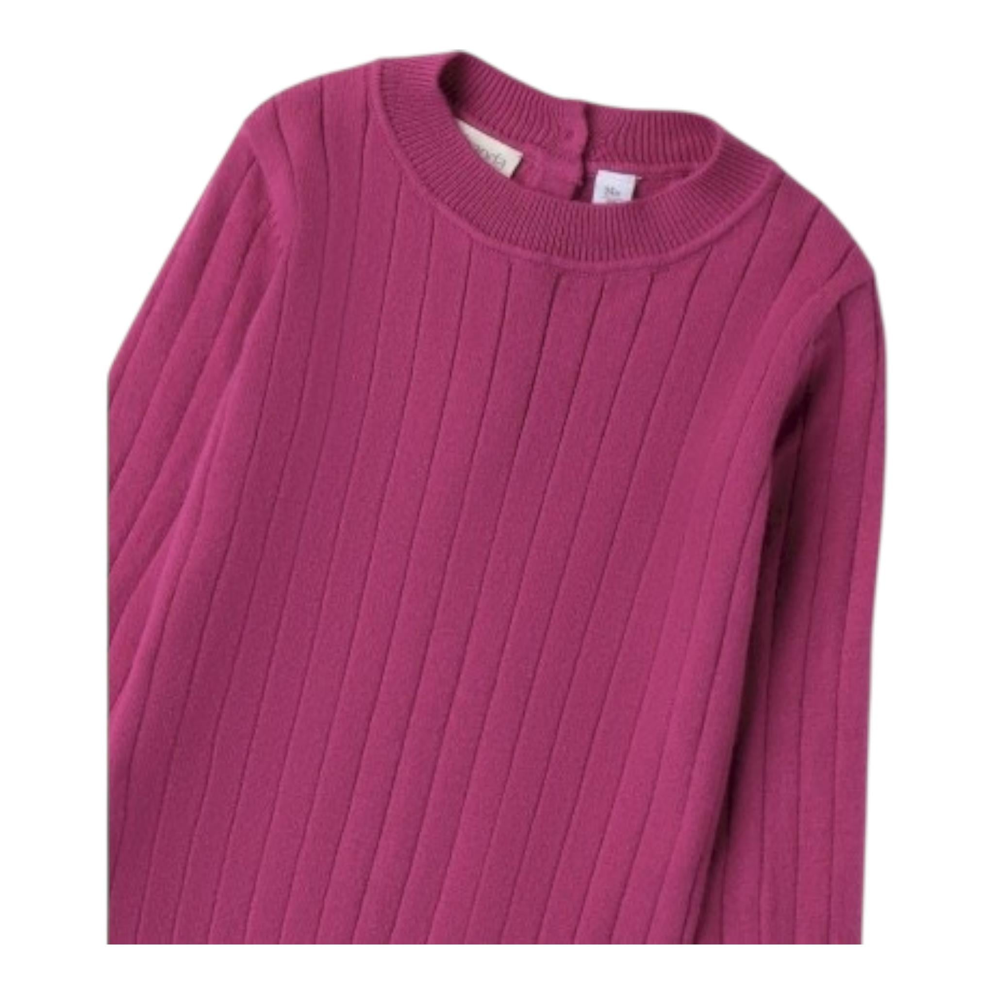 SARABANDA maglia girocollo tinta unita Glicine per Bambina 0A297J GLICINE SARABANDA 