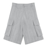 Dkny Bermuda Tinta Unita con Tasconi per Bambina D62274 GRIGIO DKNY 