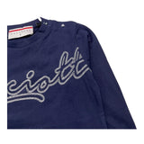 CESARE PACIOTTI shirt girocollo tinta unita con stampa Blu per Neonato TSP5308BX BLU CESARE PACIOTTI 