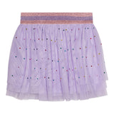 Stella Mccartney Gonna In Tulle Tinta Unita con Brillantini per Bambina TW7B21 LILLA STELLA McCARTNEY 