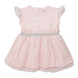 KARL LAGERFELD abito mezza manica tinta unita Rosa per Neonata Z30279 ROSA KARL LAGERFELD 